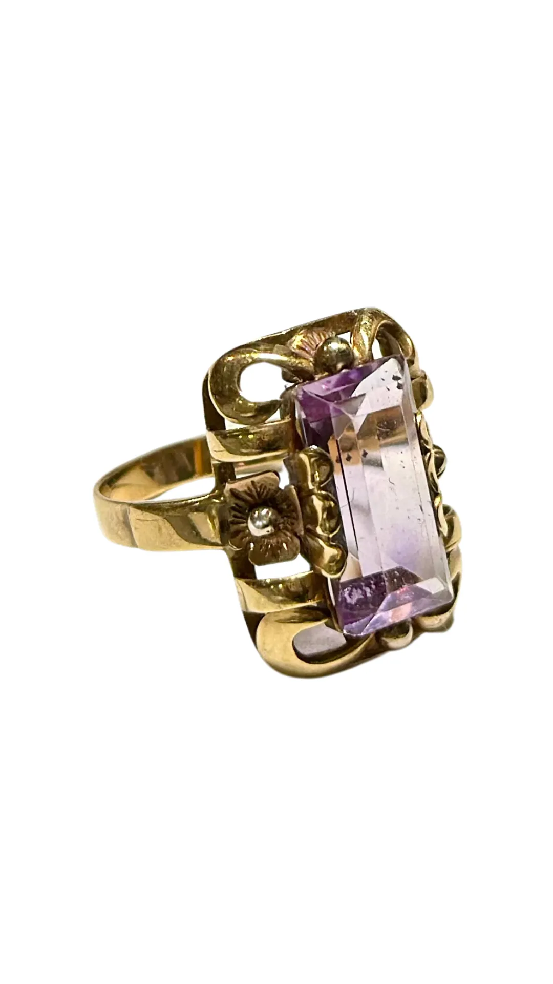 1163 Amethyst Dress Ring