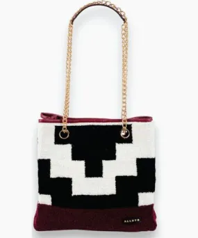 Allbyb Women's Isla Burgundary Shoulder Bag