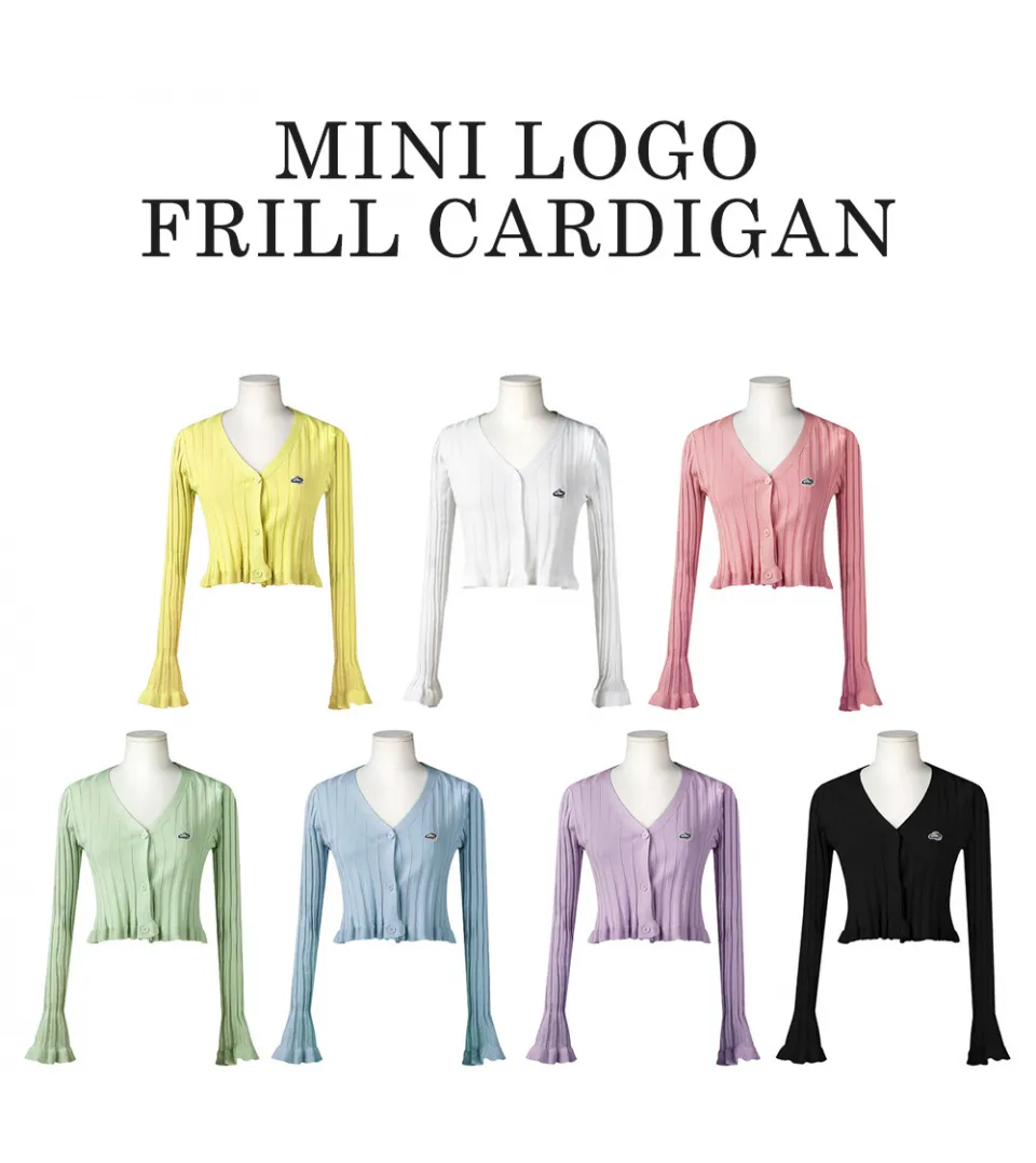 AVANDRESS  |Casual Style Street Style Long Sleeves Plain Logo Cardigans