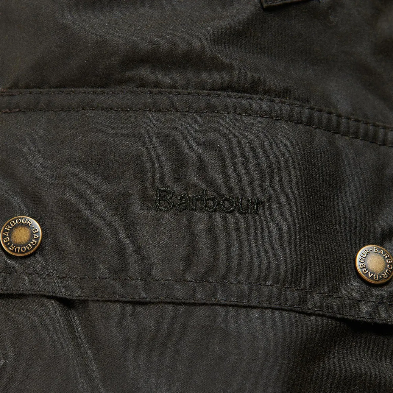 Barbour Womens Stavia Wax Jacket Olive / Classic