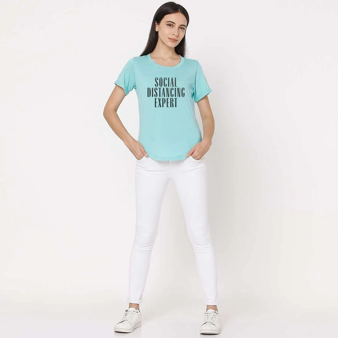 Basic Tshirt For Women  - Social Distancing Expert