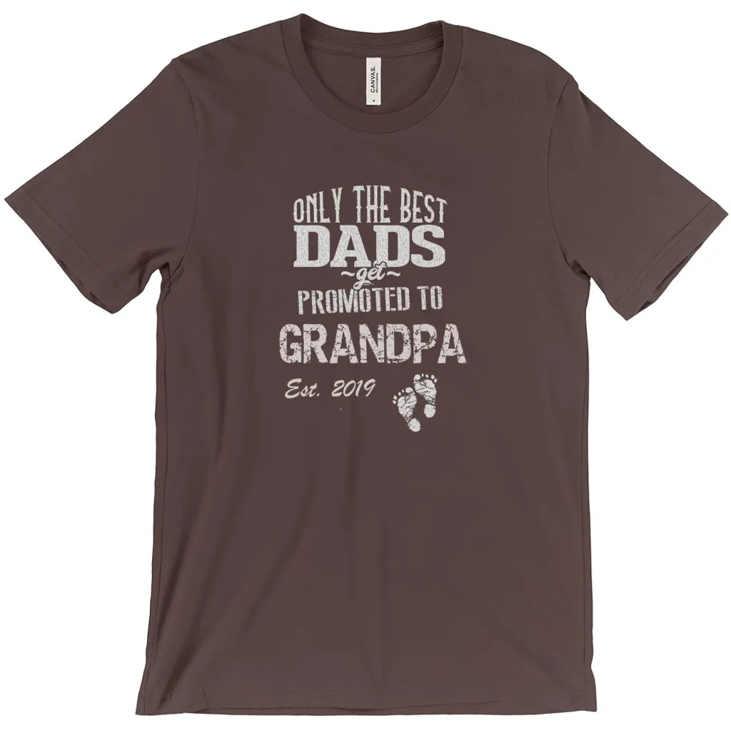 Best Dads Promoted to Grandpa Unisex Tshirt