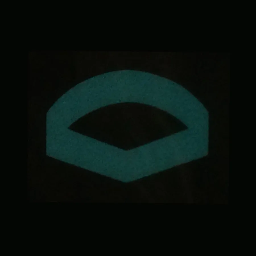 BLUE GLOW IN THE DARK RANK PATCH - LANCE CORPORAL