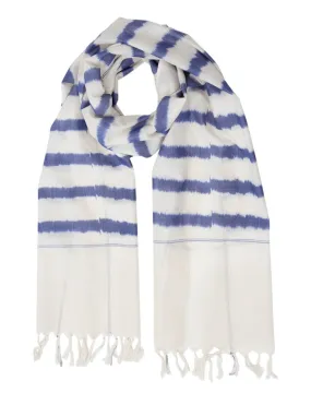 Blue Striped Scarf