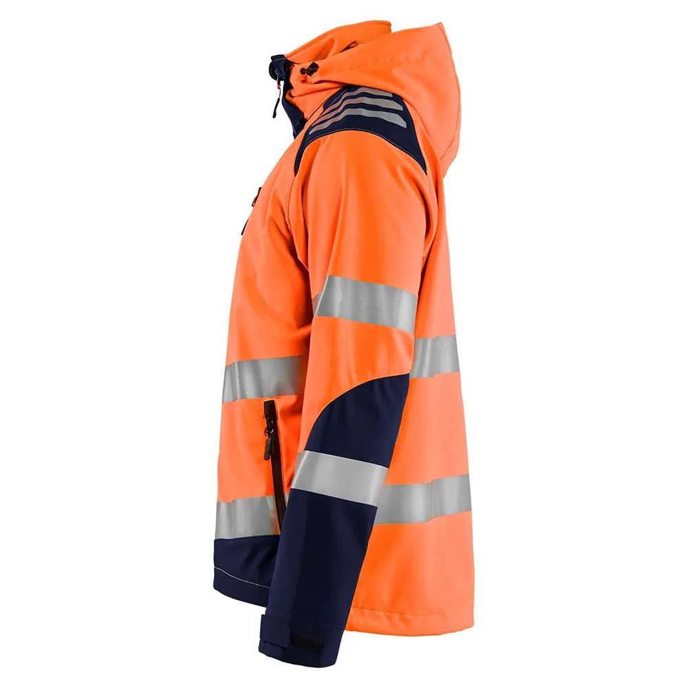 Blåkläder 4491-2513 Softshell jacket - Orange / Navy