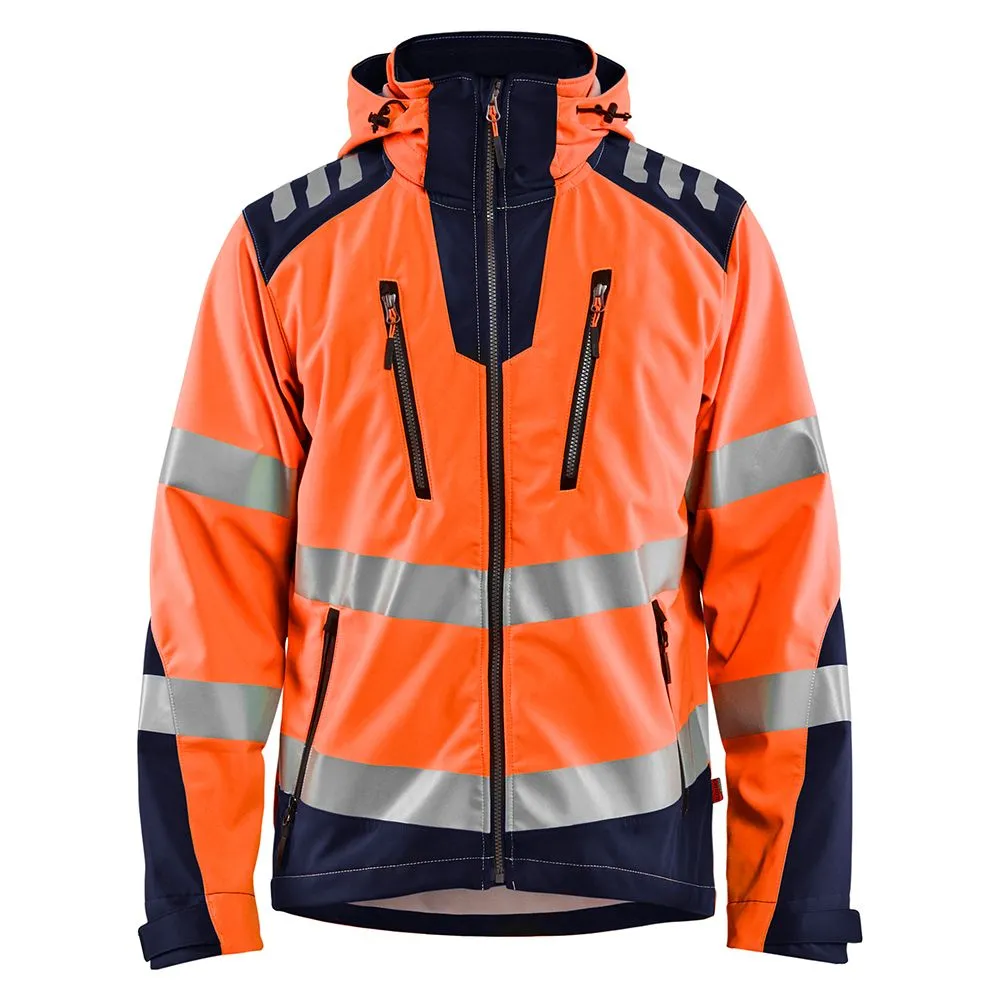 Blåkläder 4491-2513 Softshell jacket - Orange / Navy