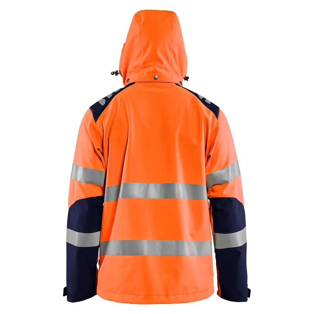 Blåkläder 4491-2513 Softshell jacket - Orange / Navy