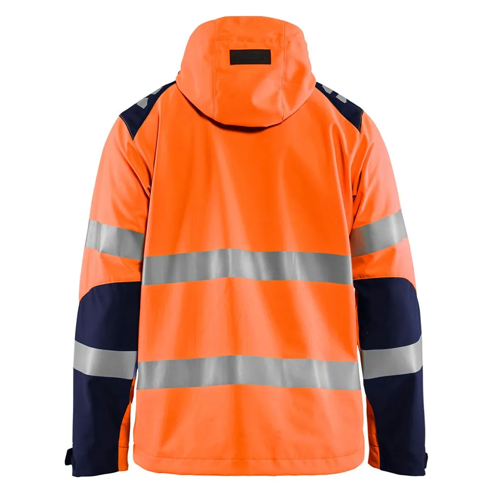 Blåkläder 4491-2513 Softshell jacket - Orange / Navy