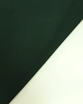 BOTTLE GREEN BUBBLE CREPE FABRIC