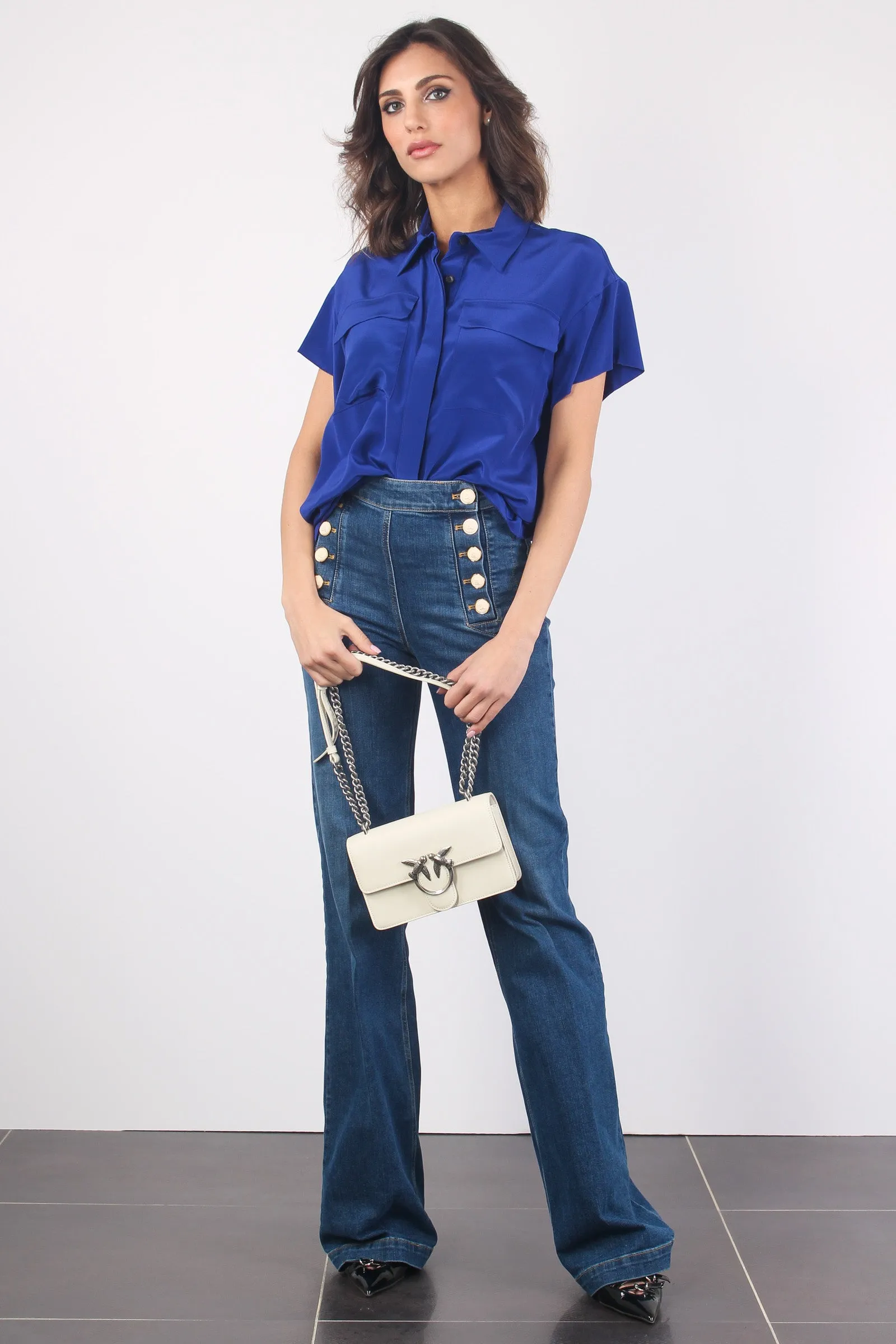 Camicia Taschine Manica Corta Marea