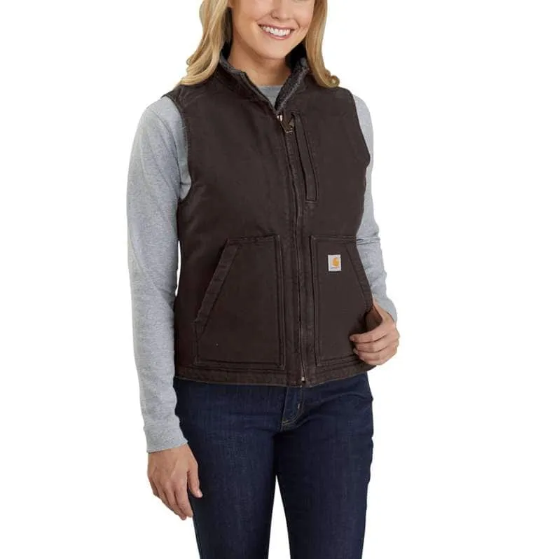 CARHARTT SHERPA-LINED MOCK NECK VEST 104224