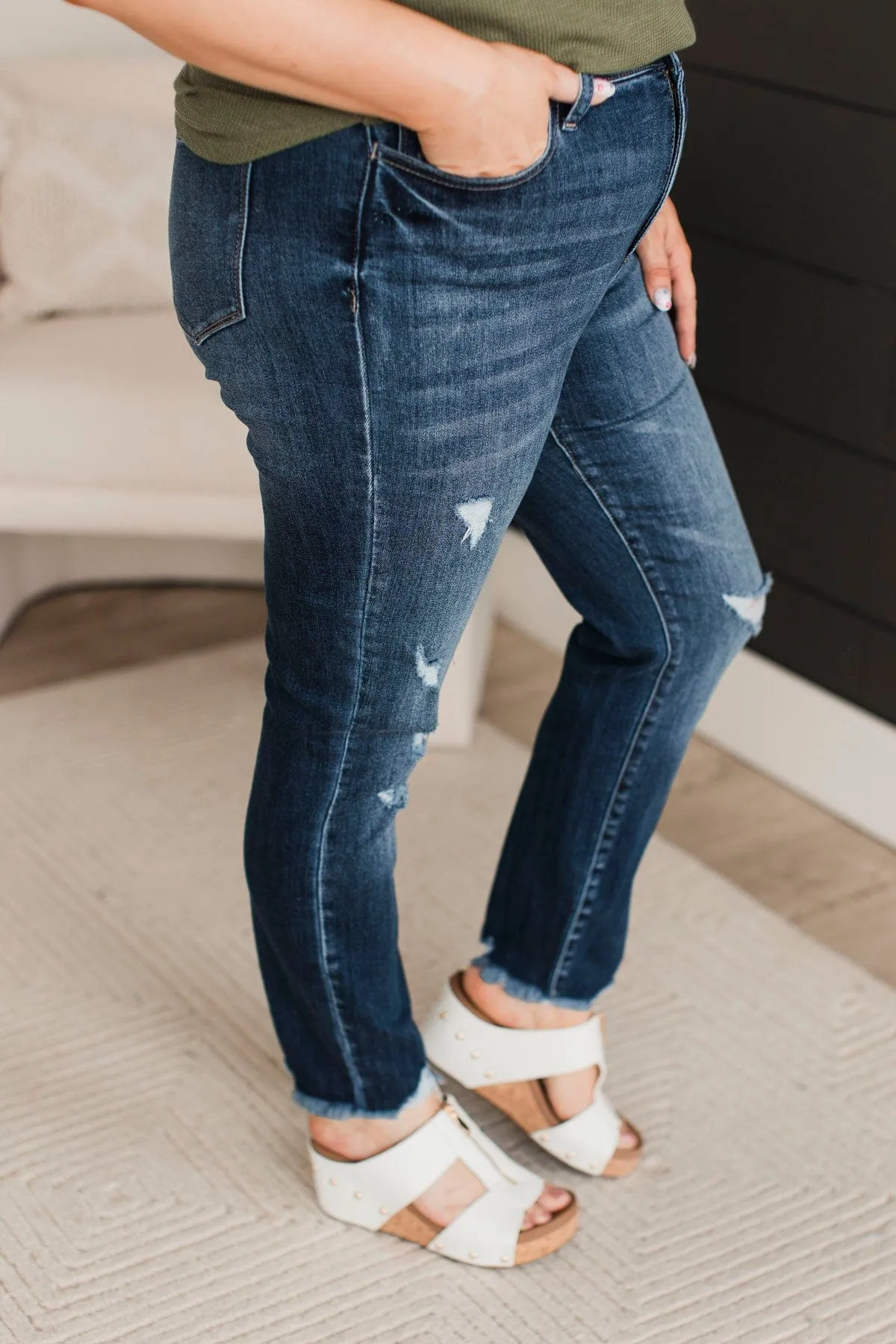 Cello Crop Skinny Jeans- Genevive Wash