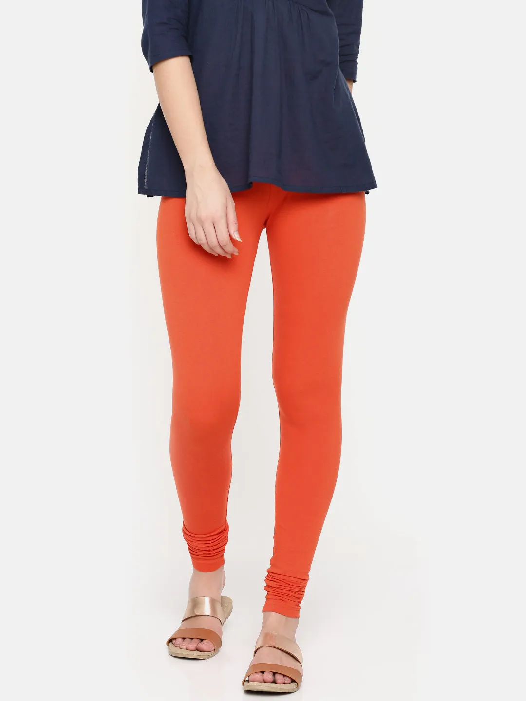 Churidar Leggings-Cherry