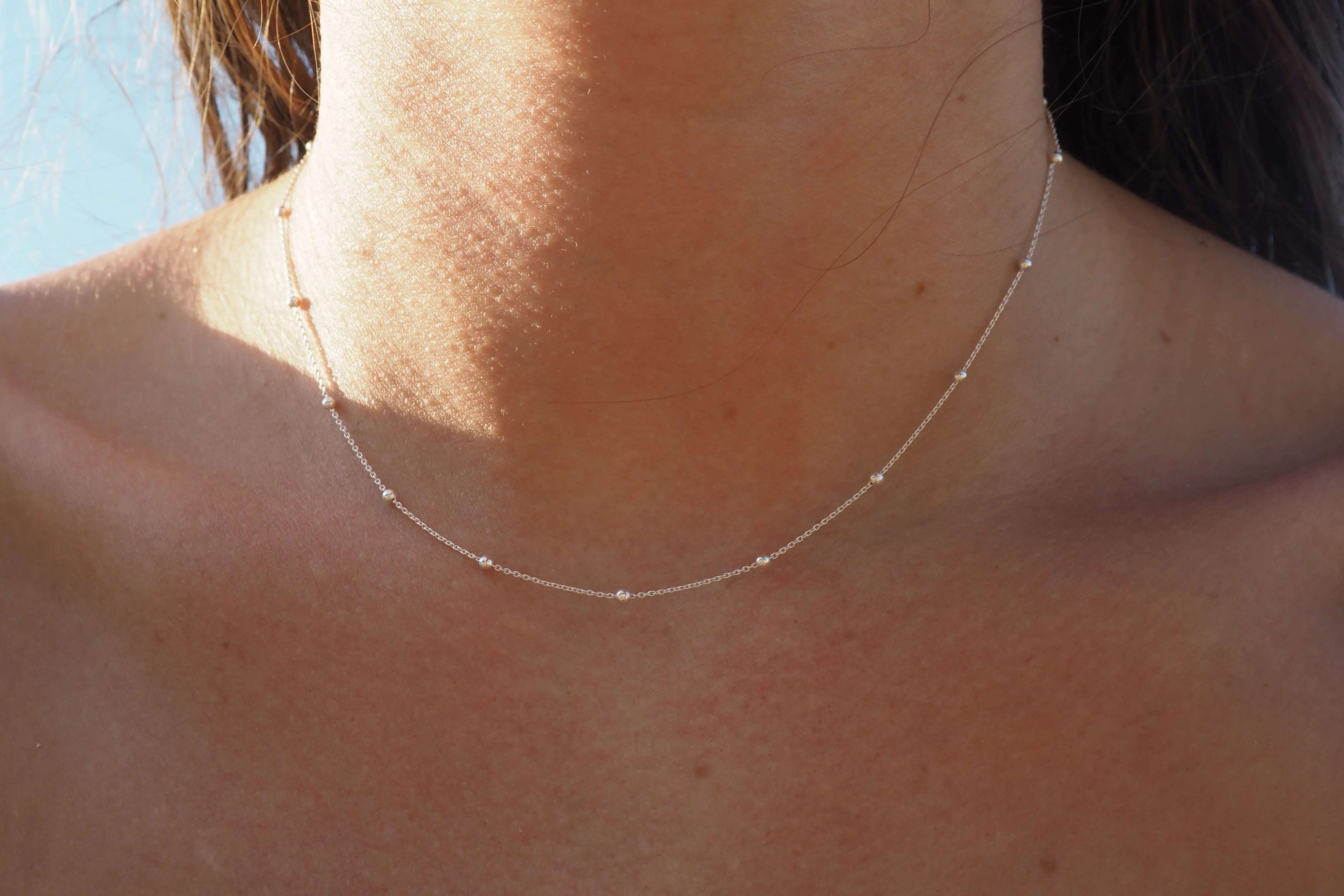 Collar BOLITAS PLATA