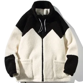 Color Matching Sherpa Winter Coat