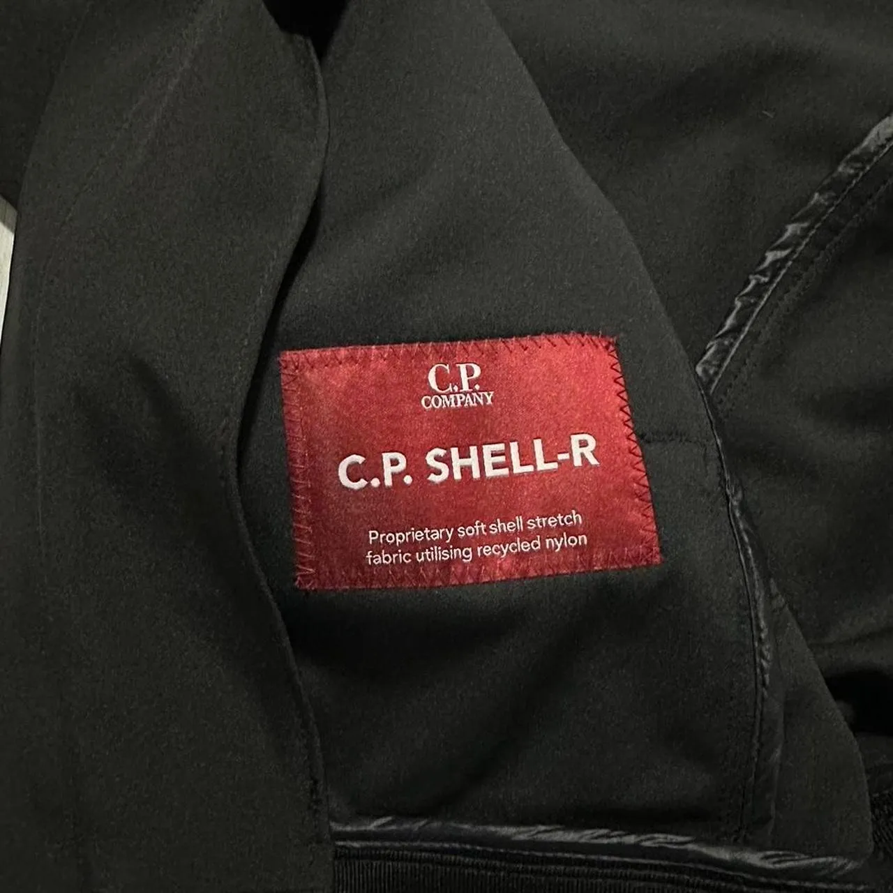 CP Company Black Soft Shell Jacket