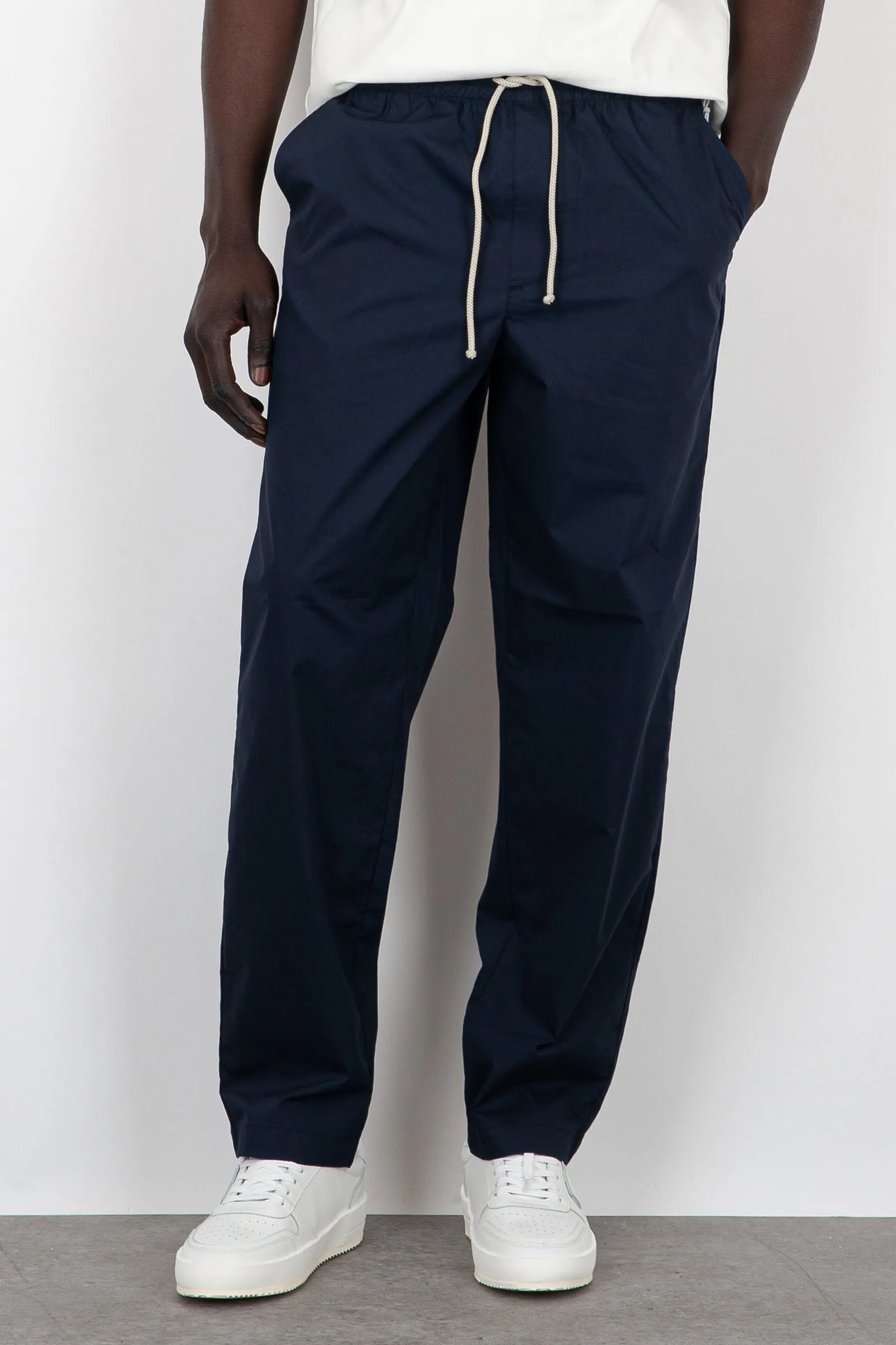 Department Five Pantalone Coulisse Delano Cotone Blu Scuro