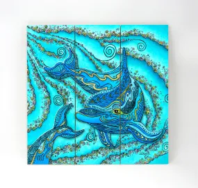 Dolphin Play Wall Art