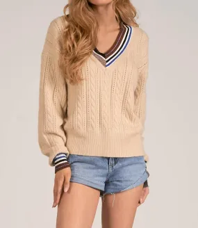 ELAN - Varsity Stripe Sweater