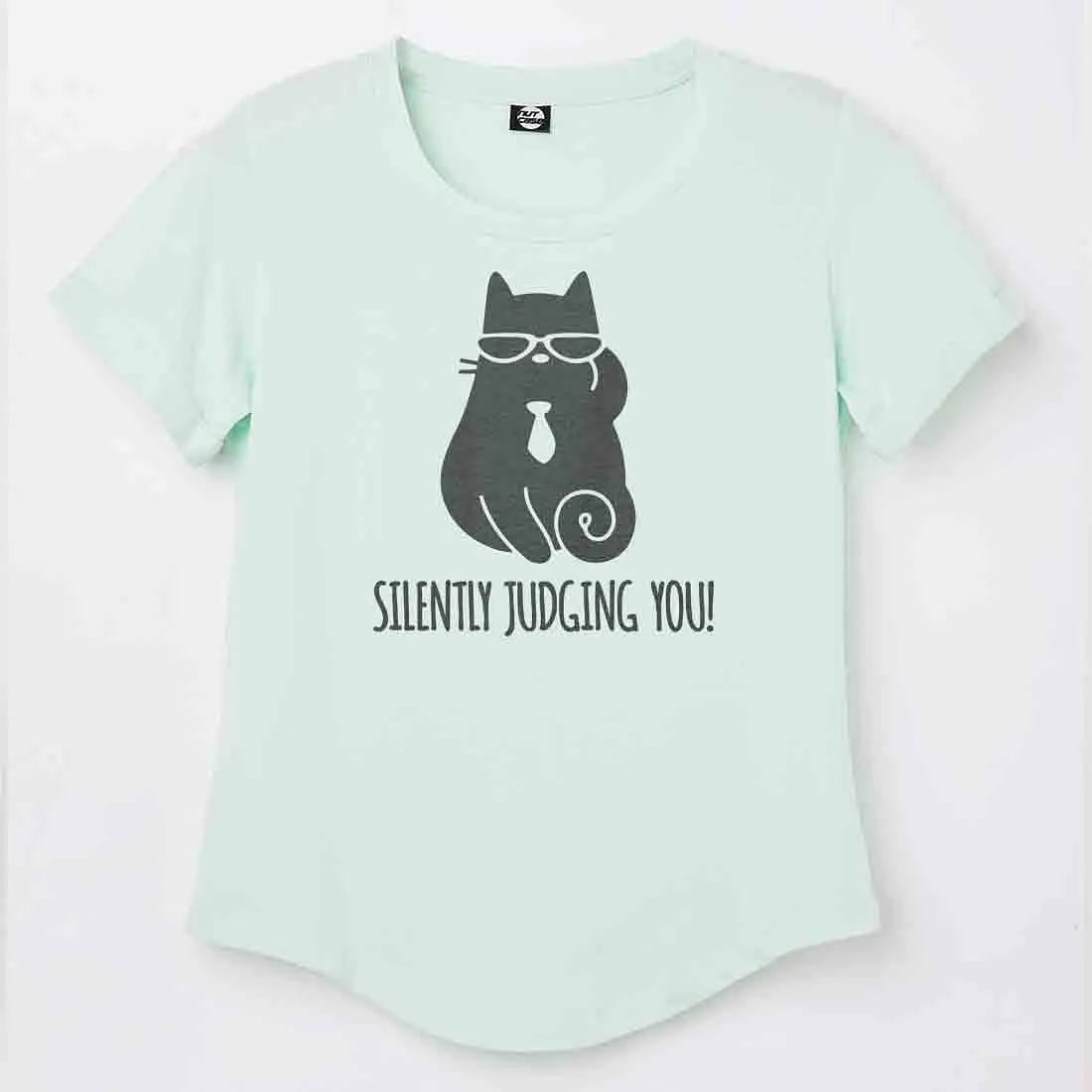 Feminist Tshirt For Women  - Silently Judging You