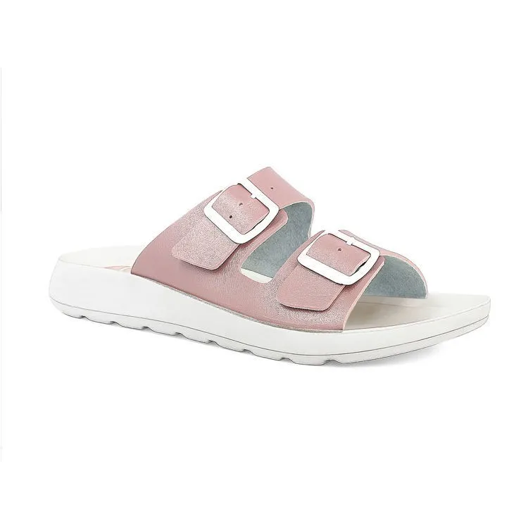INBLU AG000012 Ciabatte Donna Doppia Fibbia Regolabile Rosa