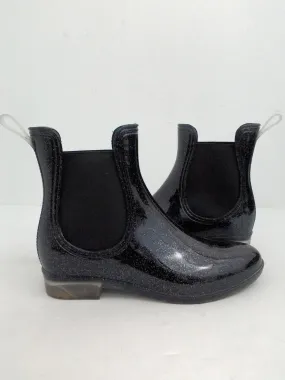 INC International Concepts Women's Black/Sparkly Rain Boots Size 6