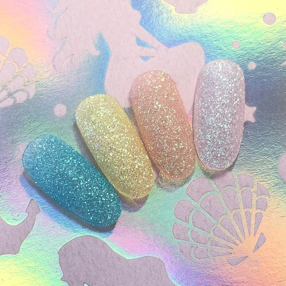 Iridescent Glitter Dust / Peach Sorbet