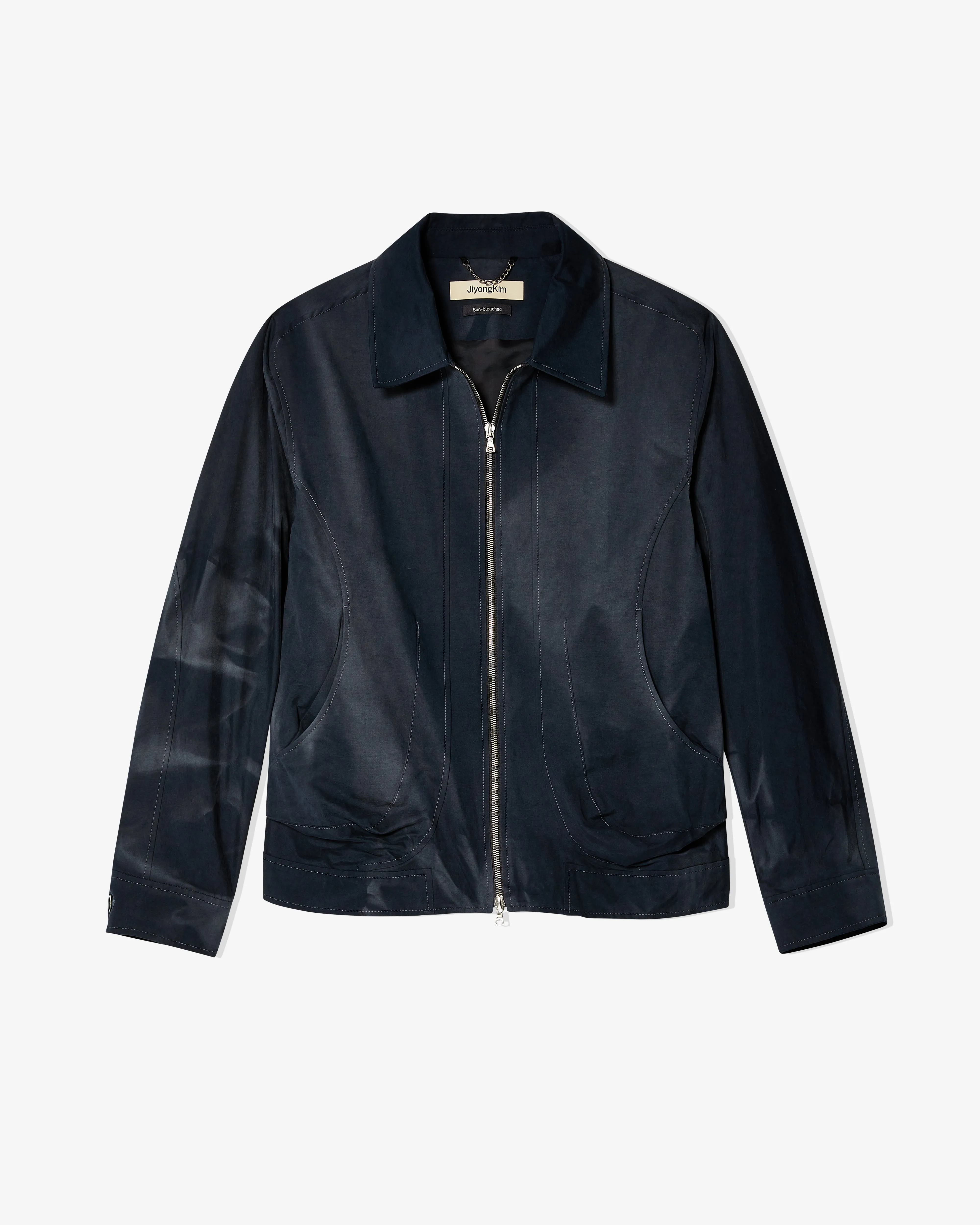 JiyongKim - Men's Sun-Bleached Darted Blouson - (Navy)