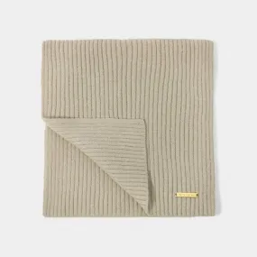 Katie Loxton Light Sand Knitted Scarf