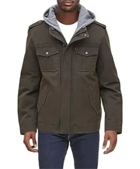 Levi's Men's Hooded Military Jacket