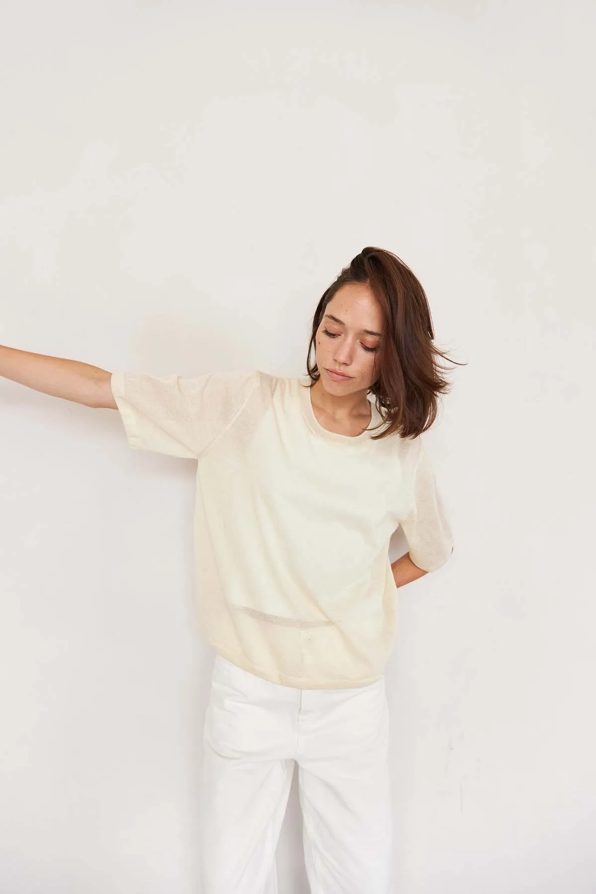 Lightweight Short Sleeve Sweater