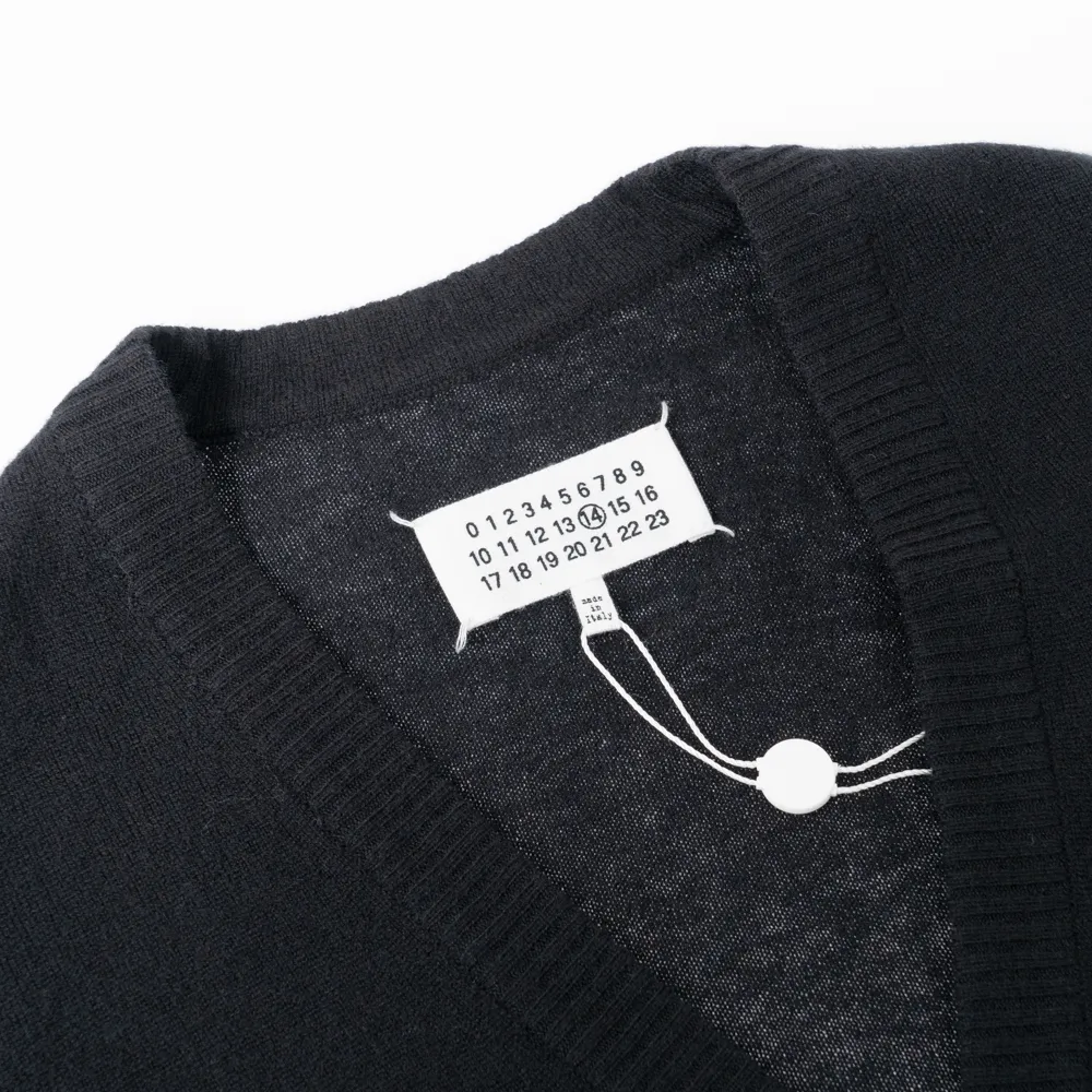 Maison Margiela  |Plain Cotton Logo Designers Cardigans