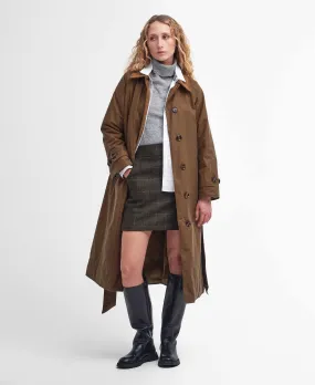  Marianne Waxed Trench Coat     