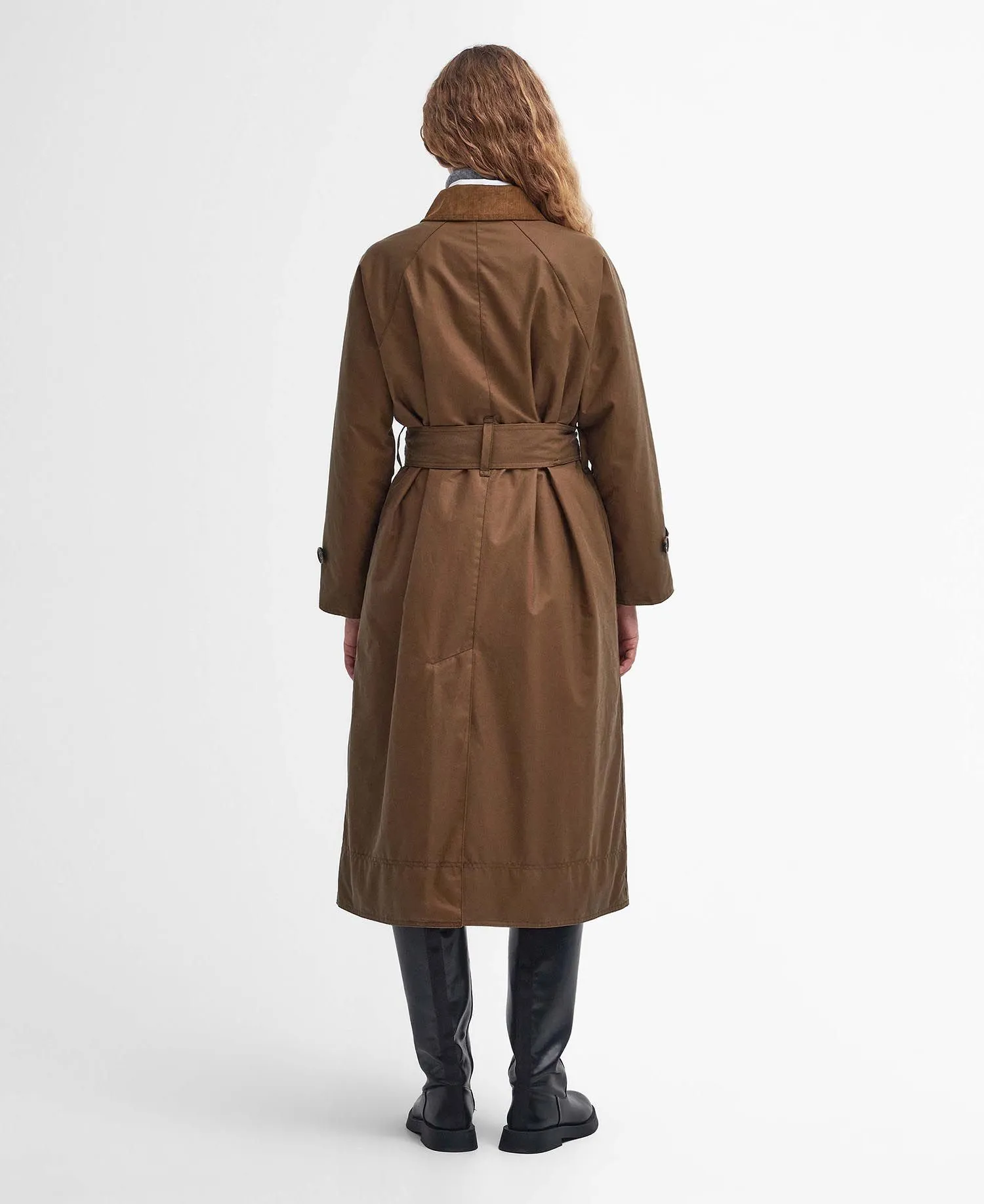  Marianne Waxed Trench Coat     