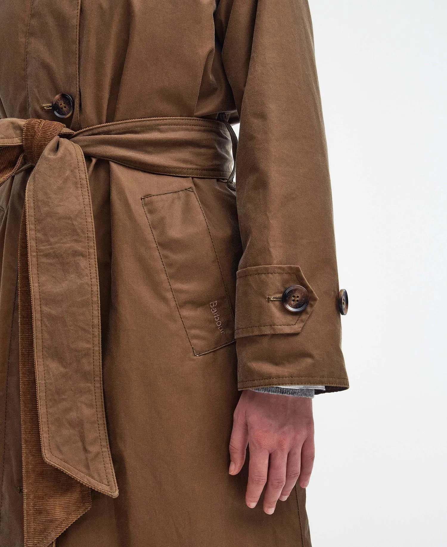  Marianne Waxed Trench Coat     