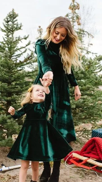 Mother Daughter  Full Sleeve Dress - Priority Shipping