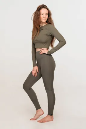 MUTA Organic Cotton Leggings / Khaki