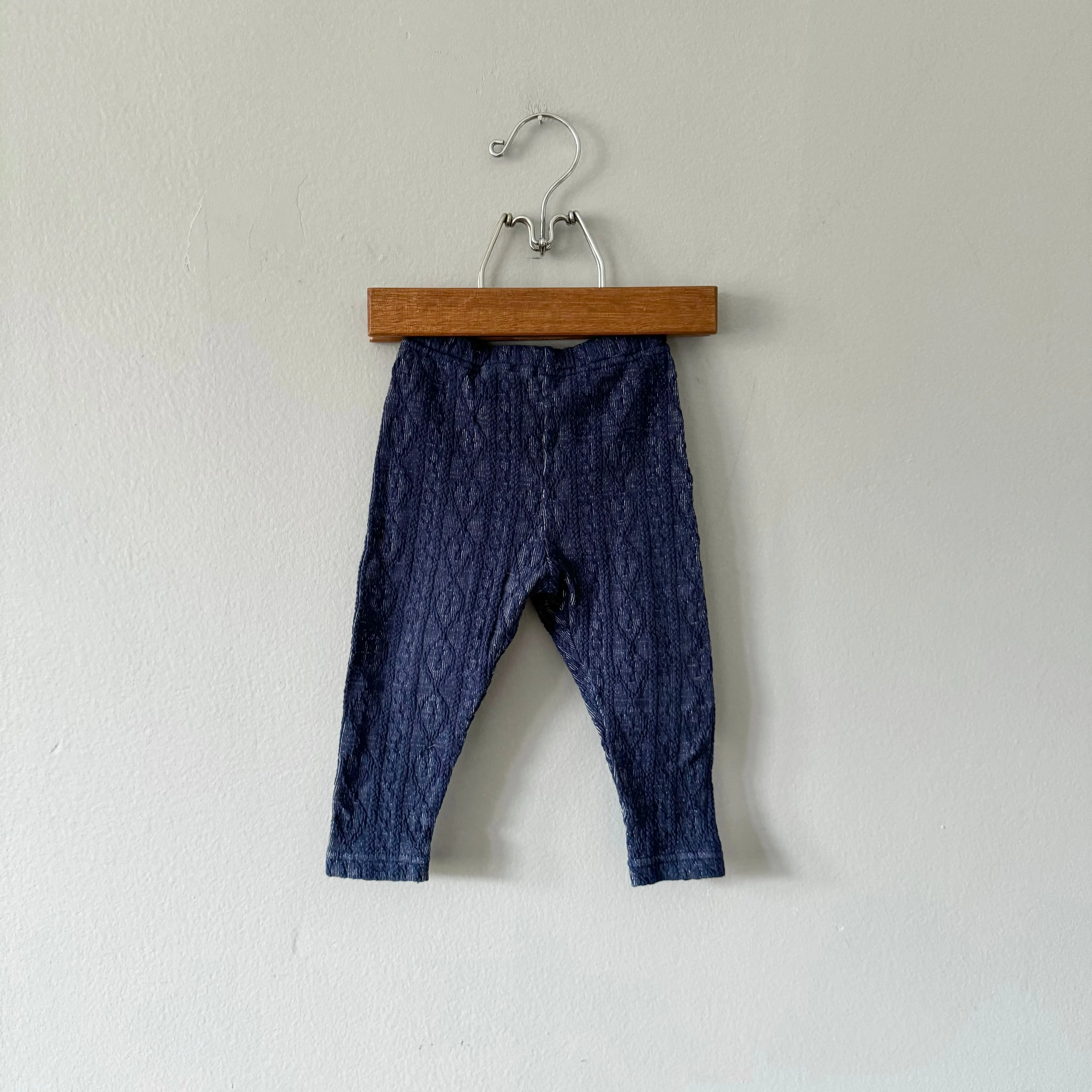 No brand / Navy leggings  / 80cm(12M)