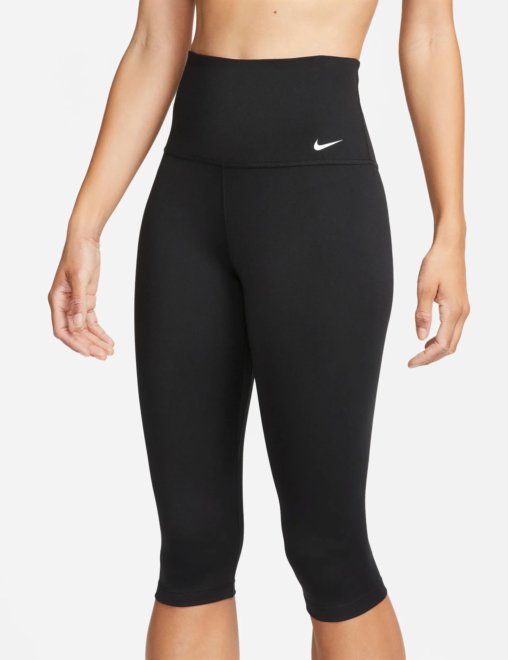 One Capri Leggings - Black/White