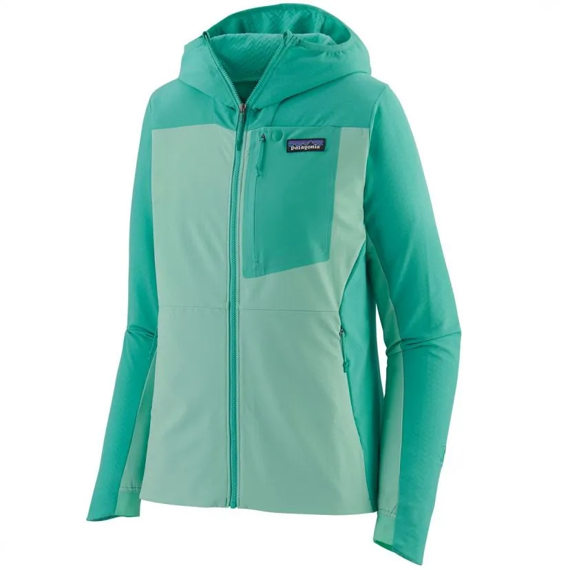 Patagonia W's R1 CrossStrata Hoody Women's technical polar fleece