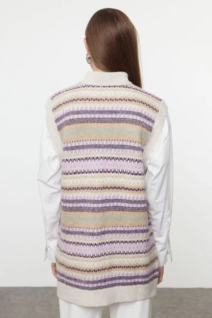 Patterned Knitwear Sweater