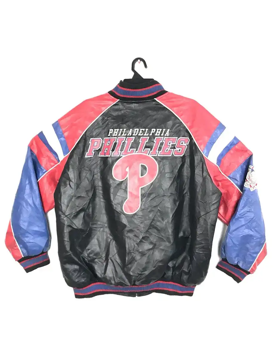 Philadelphia Phillies Faux-leather Jacket - William Jacket