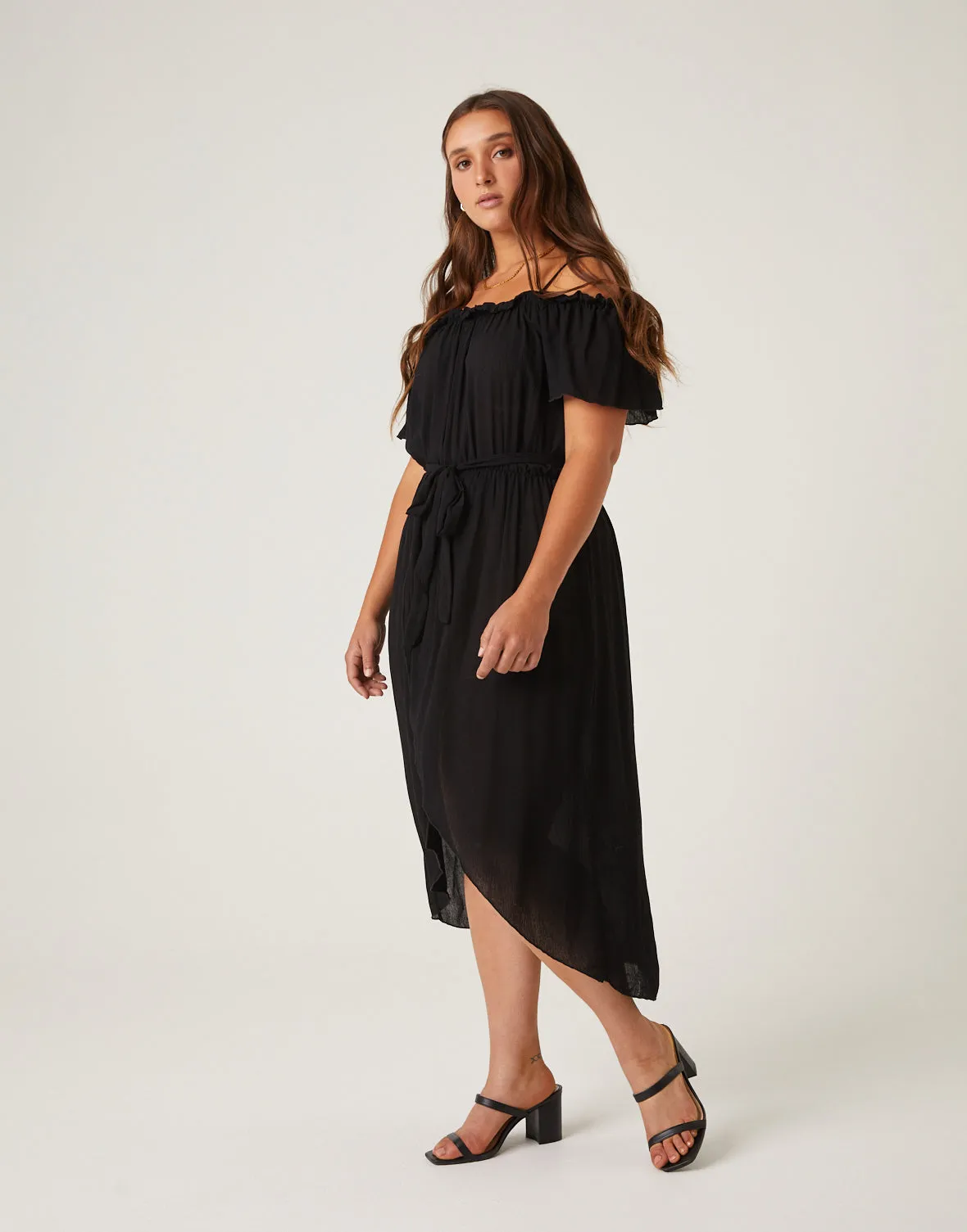 Plus Size Belted Wrap Sundress