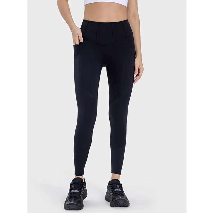 Pocketed High Waist Active Leggings