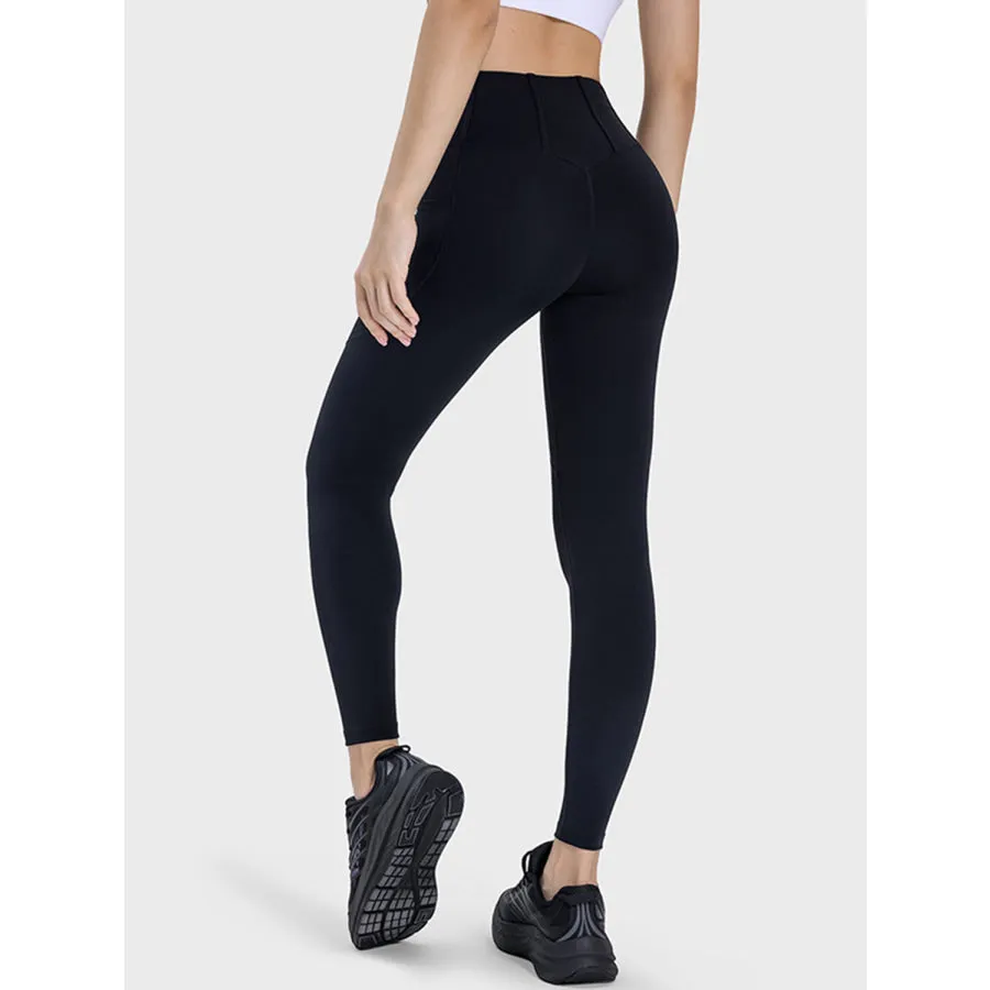 Pocketed High Waist Active Leggings