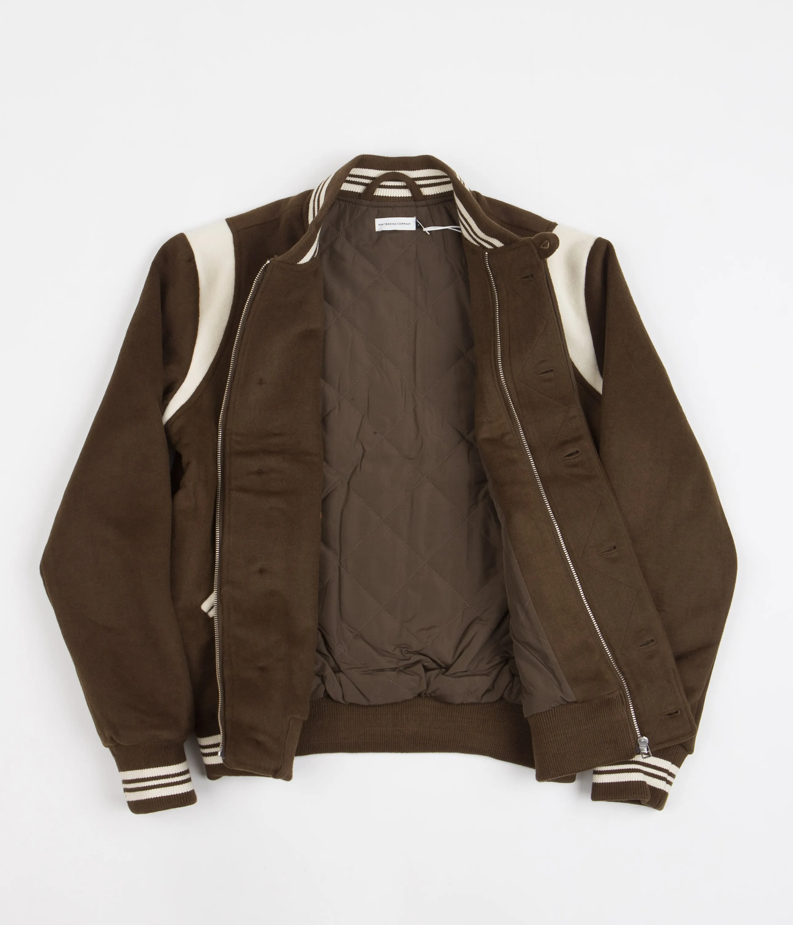 Pop Trading Company Varsity Jacket - Rain Drum