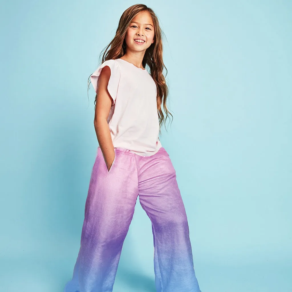 purple ombre Plush Pant