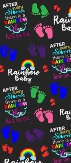 Rainbow Baby Print Soft Leggings