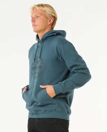 Rip Curl Stapler Mens Hoody - Pine Night