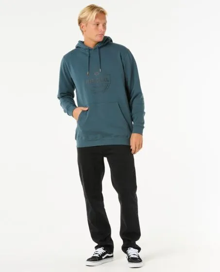 Rip Curl Stapler Mens Hoody - Pine Night